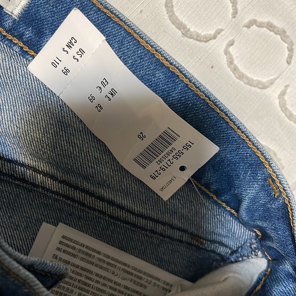 New with tags 90s straight Low rise Abercrombie jeans - Picture 12 of 14